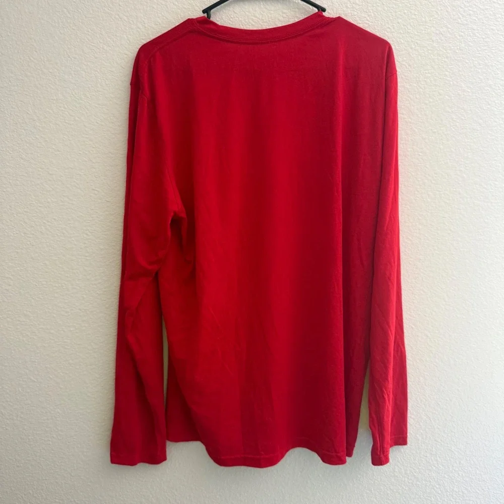 Georgia Bulldogs NCAA Nike Dri-FIT Long Sleeve Shirt Men's XL Red Georgia G Logo